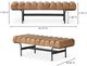 Moe's Home Collection Harrison Tan Bench-2
