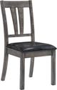 Elements International Nathan Gray Oak Upholstered Side Chair-0