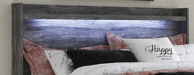 Signature Design by Ashley® Baystorm 2-Piece Gray Queen Panel Headboard Set-1