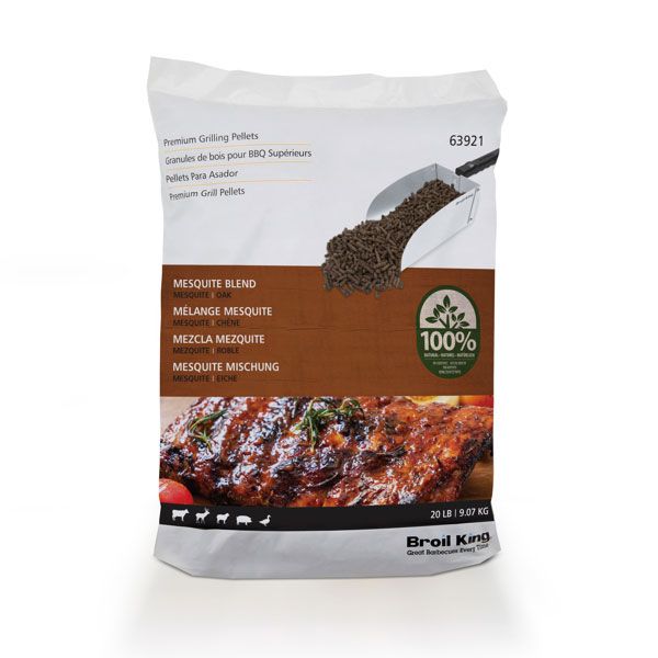 Broil King® 20 Lb Mesquite Blend Wood Pellets-2