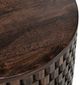 Classic Home Norwood Bark Brown 25" Round End Table-2