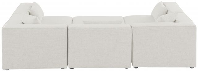 Meridian Furniture Cube 6-Piece Cream 108" Modular Sectional-2