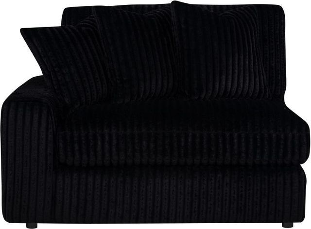 Coaster® Blaine 2-Piece Black Upholstered Reversible Chaise Sectional Sofa-4