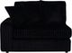 Coaster® Blaine 2-Piece Black Upholstered Reversible Chaise Sectional Sofa-4