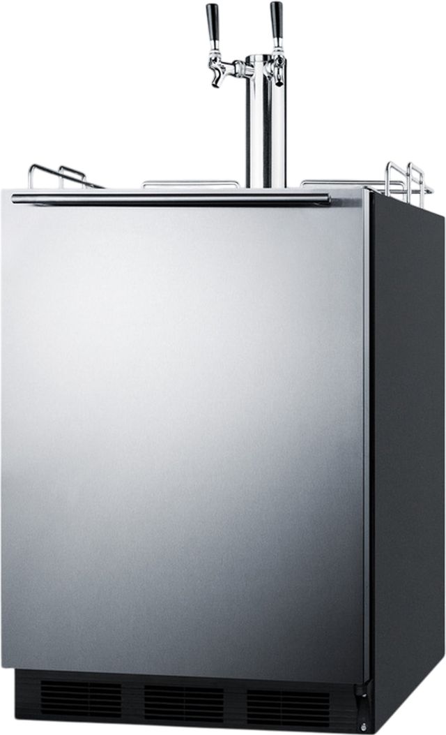 Summit® 24" Stainless Steel Built In Beer and Wine Kegerator Kegerator-1