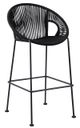Armen Living Acapulco 26" Black Bar Stool-1