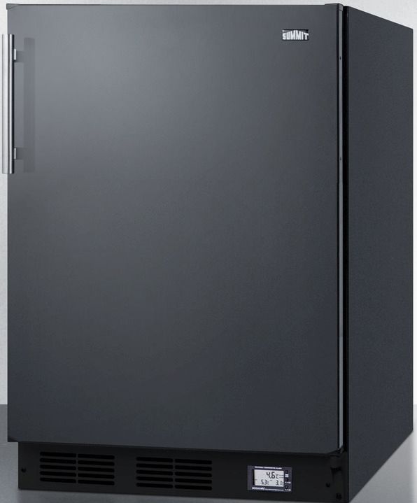 Summit® 24" 5.1 Cu. Ft. Black Compact Refrigerator-1