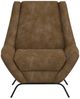 International Furniture Direct Tyne Cognac Accent Chair-2