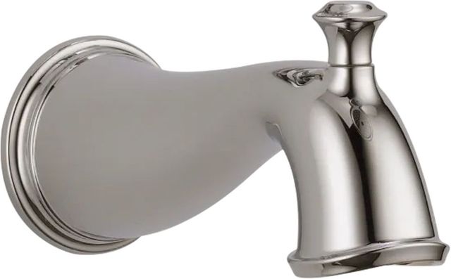 Delta Cassidy® Polished Nickel Pull-Up Diverter Tub Spout-0