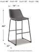 Signature Design by Ashley® Centiar Gray Bar Stool-2