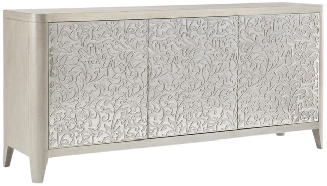 Bernhardt Cornelia Glazed Stainless Steel/Nebbia Buffet-0