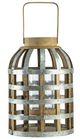 A & B Home Brown/Silver Medium Shanghai Lantern-2