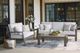 Signature Design by Ashley® Tropicava Taupe/White Outdoor Sofa-3