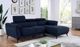 Furniture of America® Napanee 2-Piece Navy Right-Arm Facing Sectional and Chaise-1