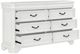 New Classic® Home Furnishings Lyndhurst Vintage White Dresser-3