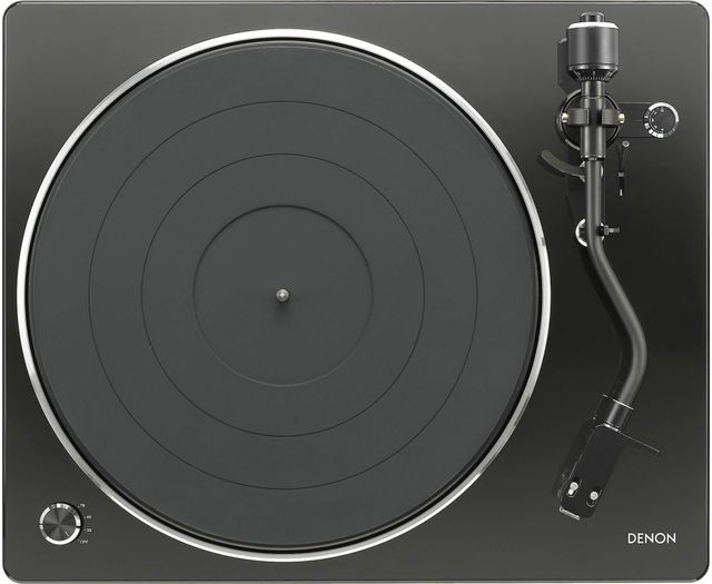 Denon® Black Hi-Fi Turntable-2