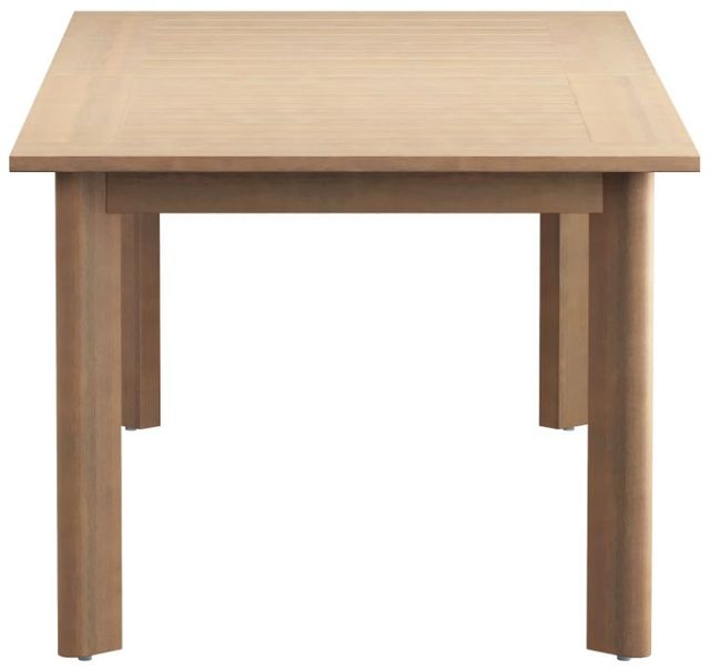 New Classic® Home Furnishings Wesley Beige Acacia Outdoor Patio Dining Table-3