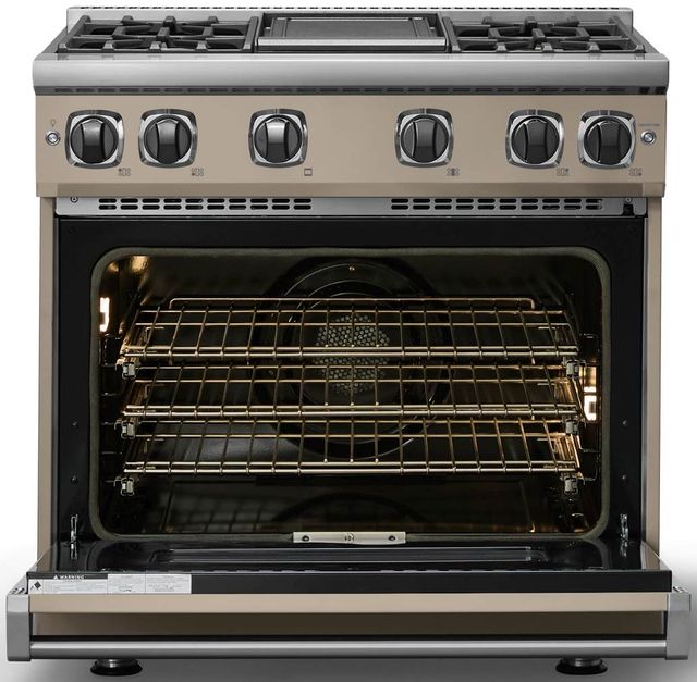 Viking® 7 Series 36" Nantucket Pro Style Natural Gas Range with Griddle-1