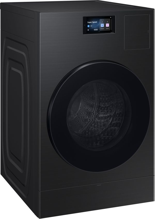 Samsung F900 Series Bespoke 5.3 Cu. Ft. Brushed Black AI Laundry Combo-2
