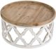 A & B Home Natural Tray Top Coffee Table with Weathered White Base-0