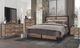 New Classic® Home Furnishings Elk River Rustic Brown Eastern King Panel Bed-1