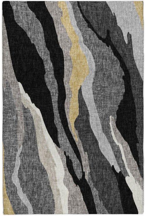 Dalyn™ Rug Company Lorenzo LN4  Black 5'x8' Area Rug-0