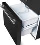 FORNO® Espresso Gallipoli 30'' 17.5 Cu. Ft. Black Counter Depth French Door Refrigerator with Ice Maker-4