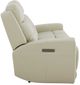Liberty Furniture Carrington Baja Stone Leather Triple Zero Gravity Power Reclining Sofa-4
