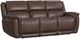 Flexsteel® Beau Dark Sable Brown Power Reclining Sofa with Power Headrests-0