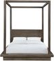 Modus Furniture Melbourne Dark Pine King Canopy Bed-2