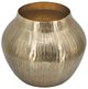 A & B Home Gold Chisel Flower Vase-1