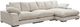 Moe's Home Collection Plunge 3-Piece Cappuccino Large L-Shaped Sectional and Reversible Chaise-0