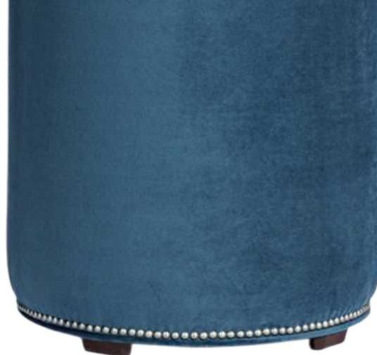 Marshfield Furniture Olivia Blue Counter Height Ottoman-1