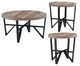 Signature Design by Ashley® Deanlee 3-Piece Grayish Brown Occasional Table with Black Base Set-0