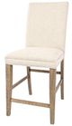 Jofran Inc. Carlyle Crossing Beige Upholstered Stool-2
