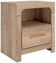 Signature Design by Ashley® Hollymount Tan Nightstand-0