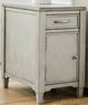 Null Furniture Surfside Storm Gray Chairside Cabinet-0