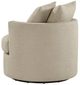 Coaster® Debbie Black/Camel Swivel Accent Chair-4