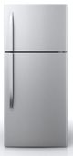 Midea® 30 in. 18.0 Cu. Ft. Stainless Steel Top Freezer Refrigerator-0