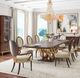 Michael Amini® Camellia Field Warm Pecan Rectangular Dining Table-1
