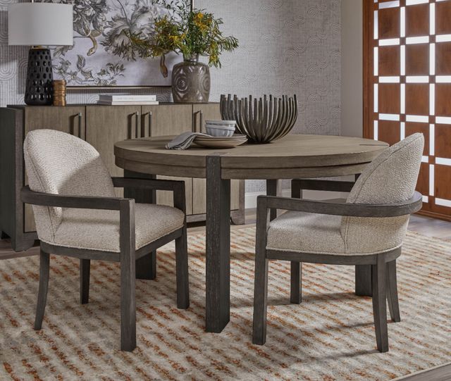 Pulaski™ Anderson Park Frontier Brown/Moose Trail Dining Arm Chair-1