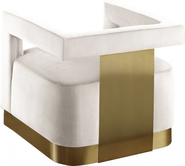 Meridian Furniture Armani Cream Chair-2