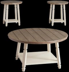 Signature Design by Ashley® Bolanbrook 3-Piece Two-Tone Occasional Table Set