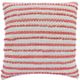 A & B Home Orange/White 18"x18" Throw Pillow-0