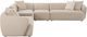TOV Furniture Sylvie 6-Piece Cream Modular Large Sectional-0