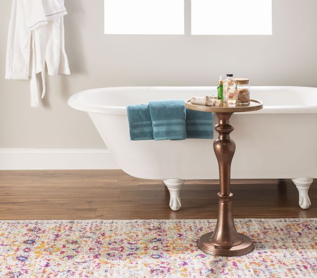 Powell® Cailean Natural Side Table with Copper Base-4