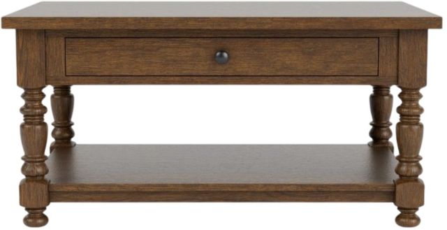 Riverside Furniture Eastlake Whiskey Oak Rectangular Cocktail Table-2