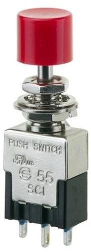RadioShack 3A at 125 VAC SPDT Push Button Switch-0