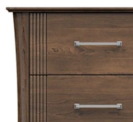 Country View Woodworking Brown Maple 28" Bedside Chest-1