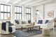 Ashley® Padova Ivory Swivel Accent Chair-3